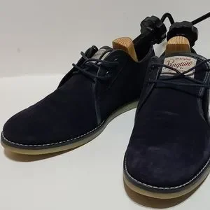 BRAND NEW penguin blue suede dress shoes Original PENGUIN by Munsingwear Blue Suede Oxford Shoes Mens  main image 4